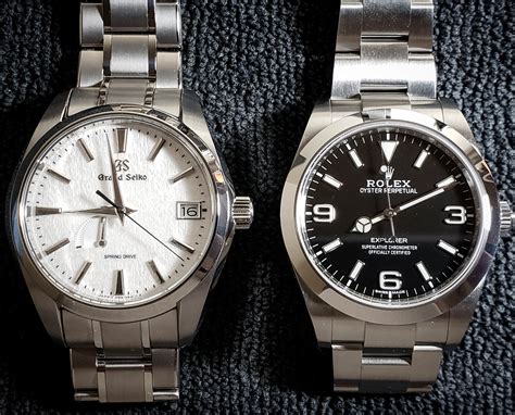 grand seiko or rolex explorer|grand seiko snowflake vs rolex.